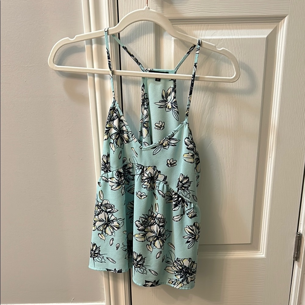 Dynamite Racerback Floral Tank